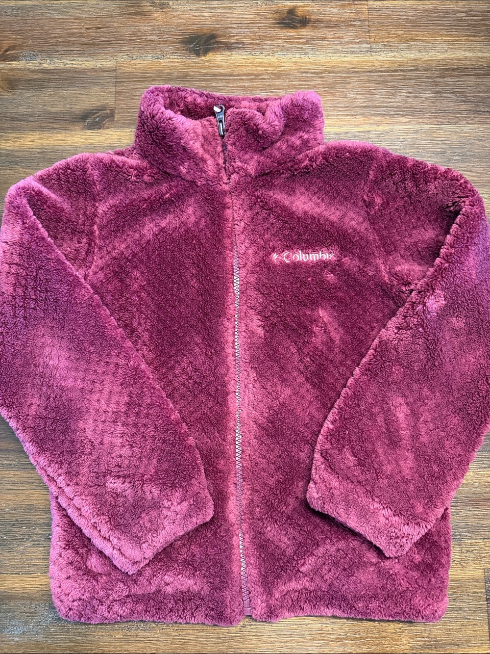 Columbia Kids Plush Full-Zip Jacket - Berry Pink